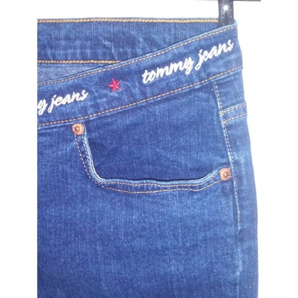 Vintage Tommy Hilfiger Jeans Tommy Girl Y2K blue 2002 boot Size 15/32 excellent - Picture 5 of 10